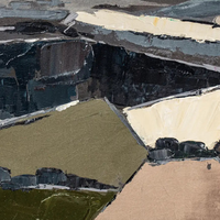 Valley Framed Painting [40"W x 40"H]