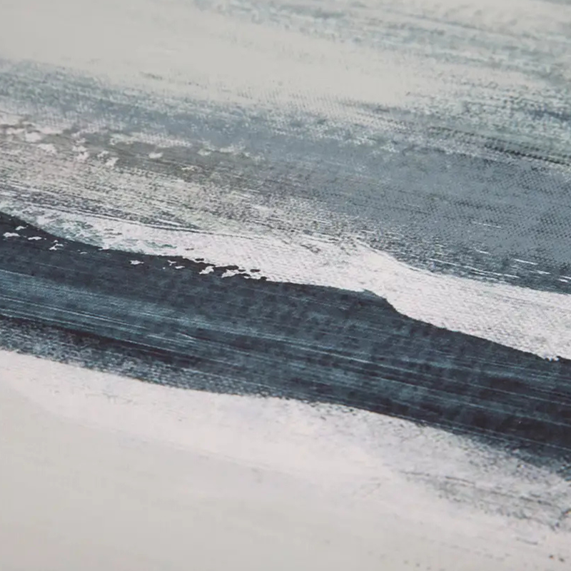 Shore Framed Print on Canvas [47"W x 31.5"H]