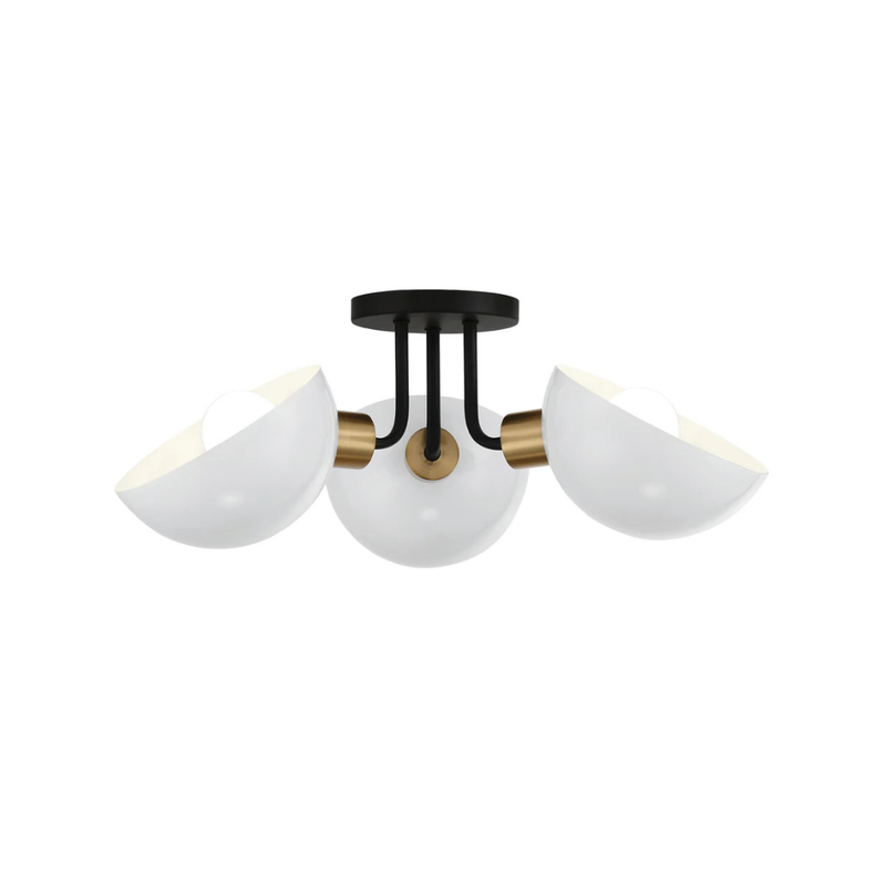 Gigi 3 Light Semi Flush