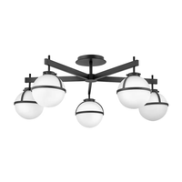 Hollis 32" Large Semi-Flush Mount