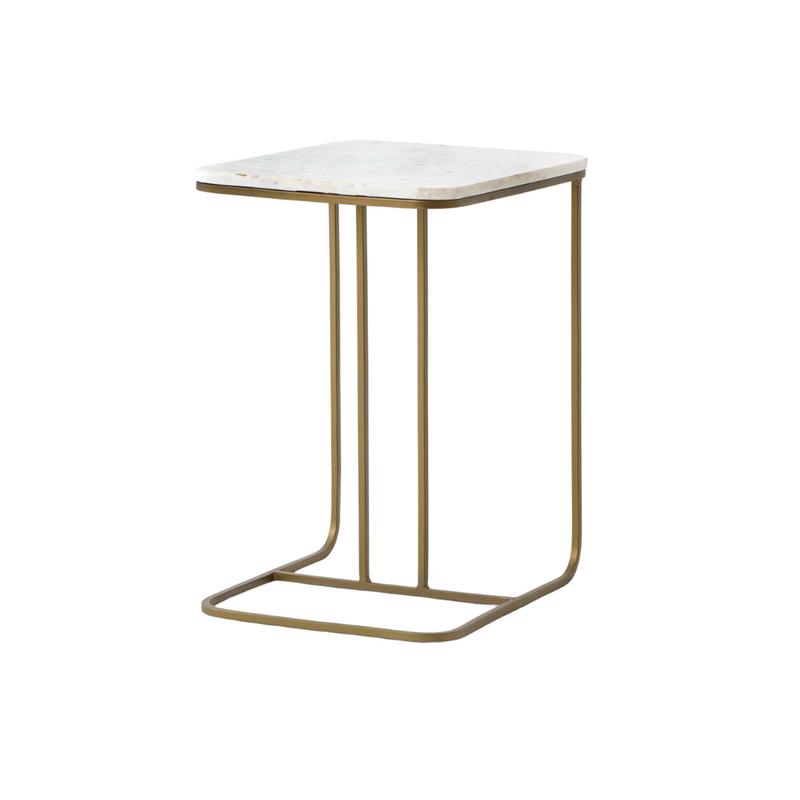 Autumn Accent Table - White