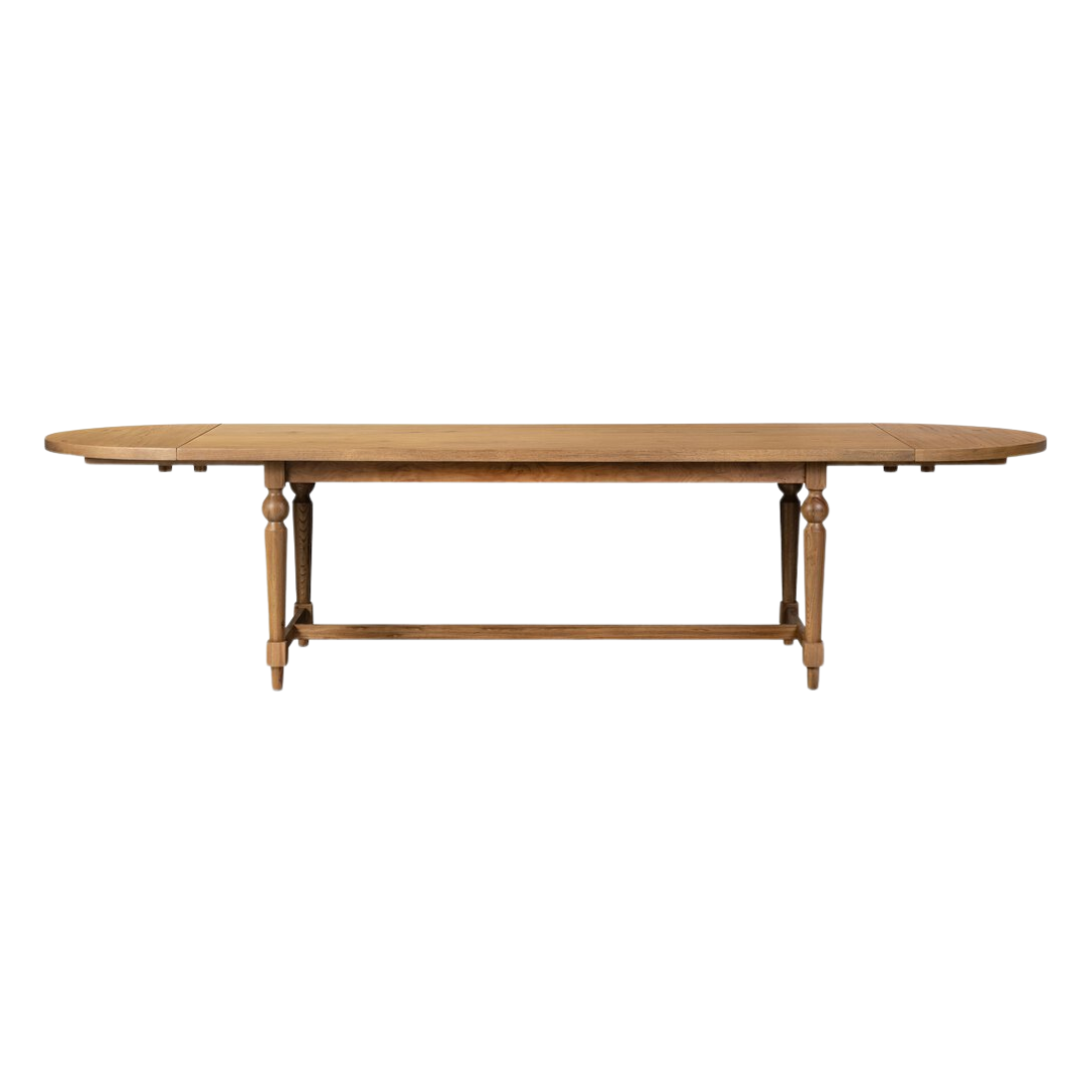 Berlio Oval Leaf Extension Dining Table