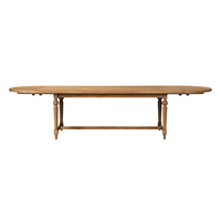 Berlio Oval Leaf Extension Dining Table