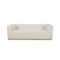 Ricciardo 3-Seater Sofa [Cream Boucle]
