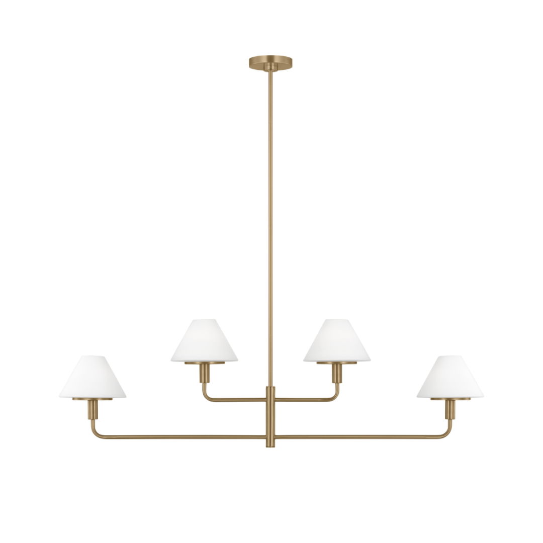 Mendota 4-Light Linear Chandelier