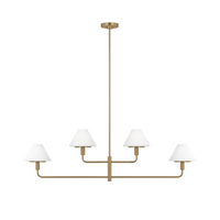 Mendota 4-Light Linear Chandelier