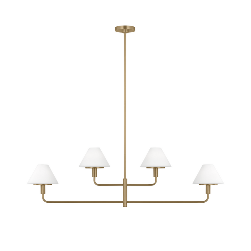 Mendota 4-Light Linear Chandelier