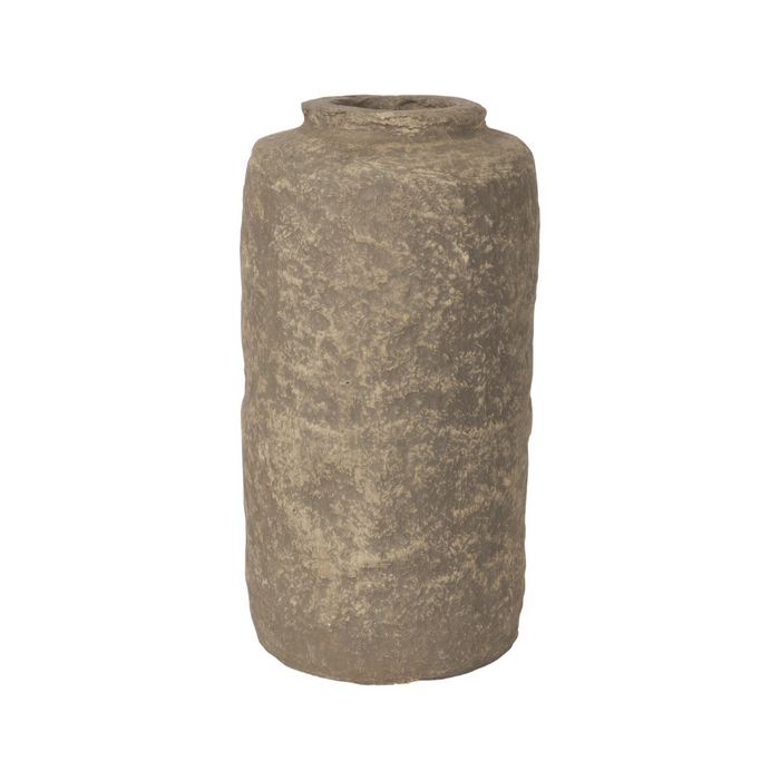Bala Small Gray Paper Mache Vase