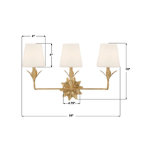 Broche 3 Light Bath