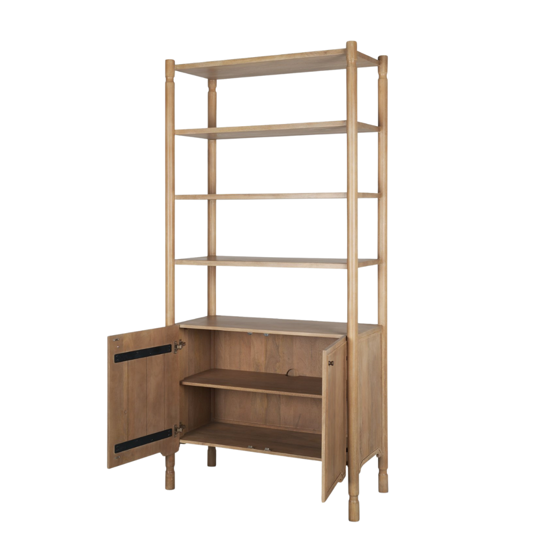 Phil Open Shelf /w Cabinet