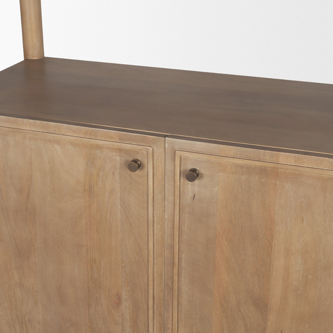 Phil Open Shelf /w Cabinet