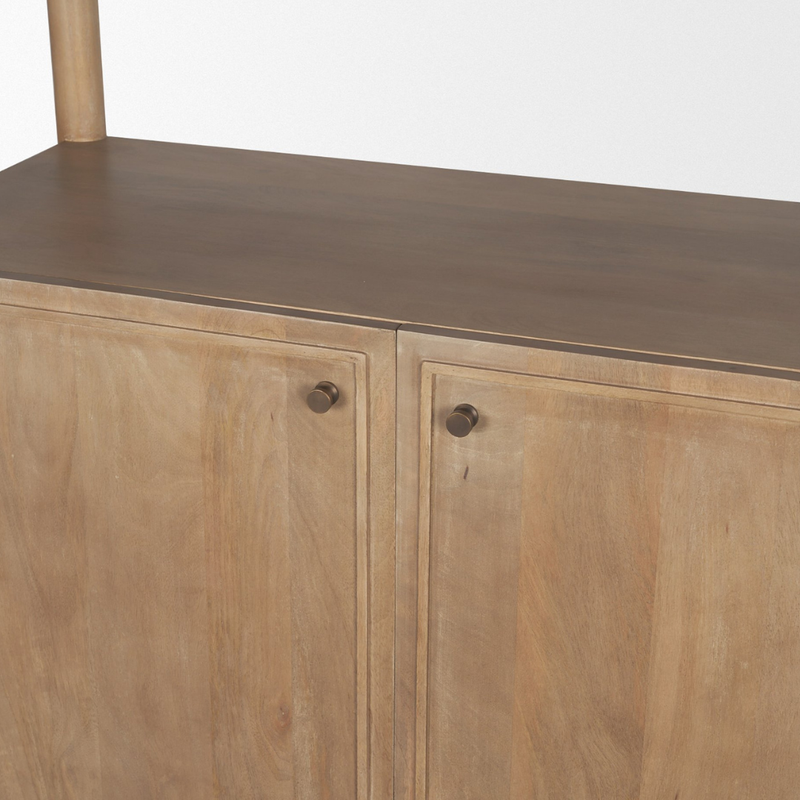 Phil Open Shelf /w Cabinet