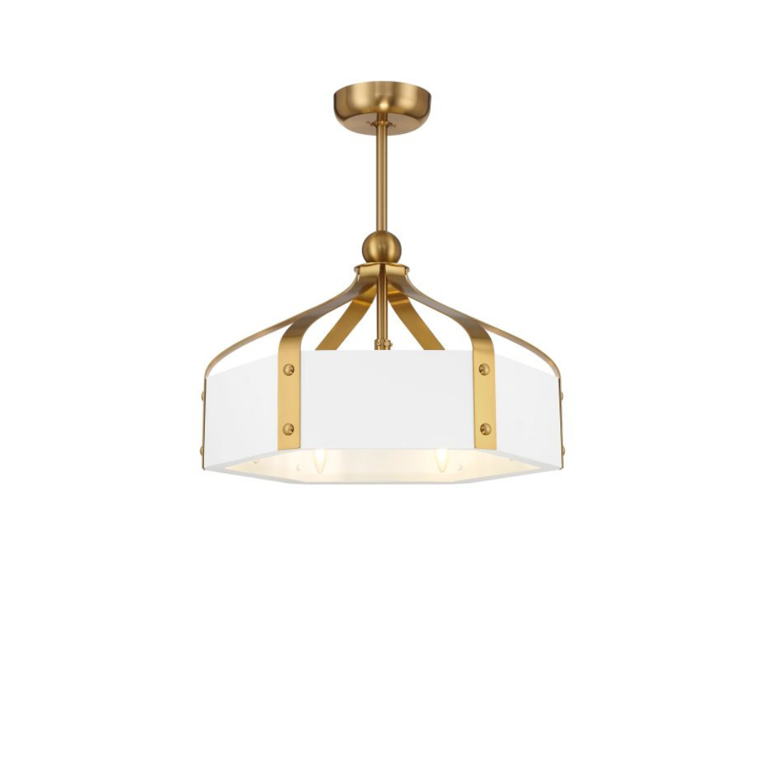 Sheffield 6-Light 26" LED Fan D'Lier