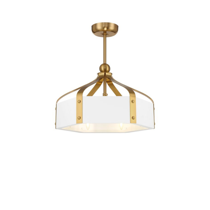 Sheffield 6-Light 26" LED Fan D'Lier