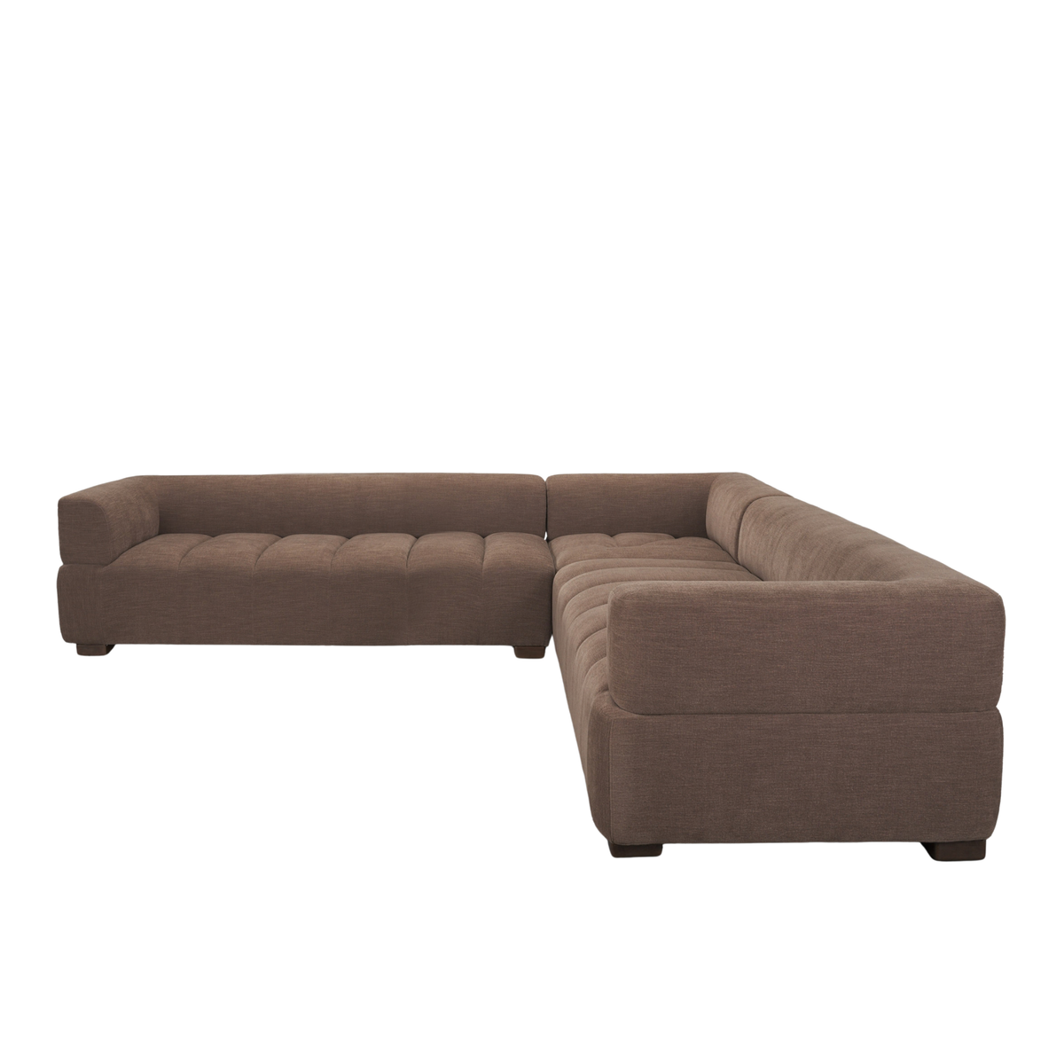 Warner Channel Large 3-PC Sectional [Brown]