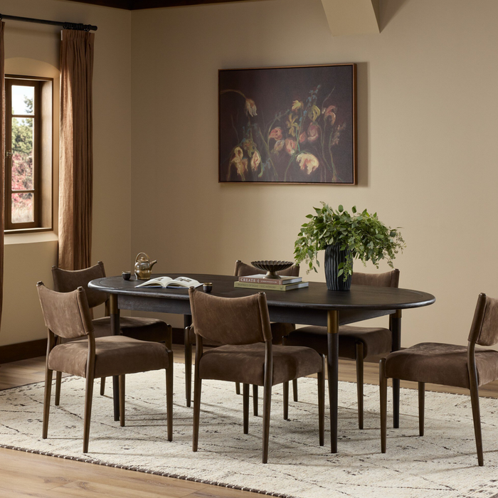 Harper 84"-104" Oval Extension Dining Table