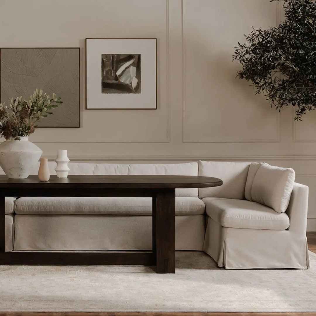 Felise 72" Slipcover Dining Bench