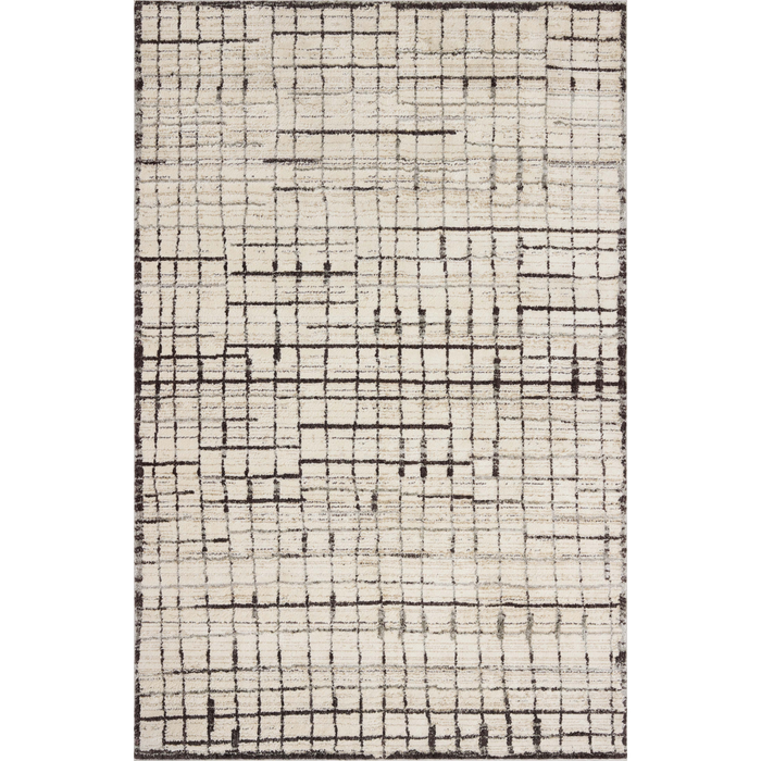 Bleecker BLE-01 (Jeremiah Brent × Loloi) Rug [Ivory/Charcoal]