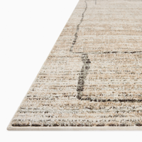 Bleecker BLE-05 (Jeremiah Brent × Loloi) Rug [Natural/Charcoal]