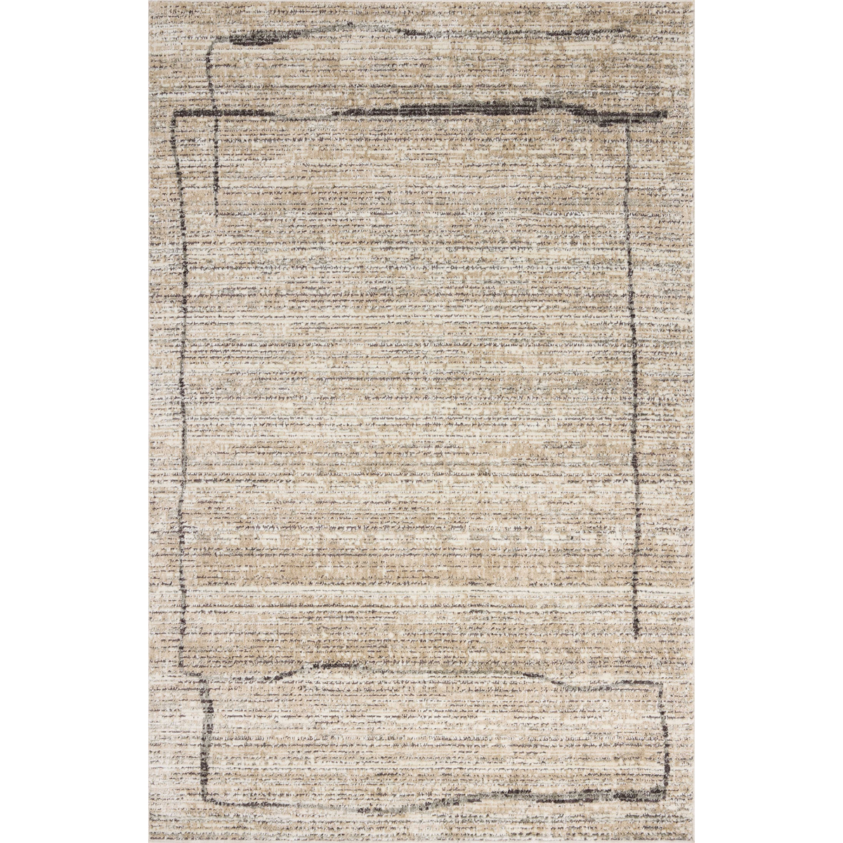 Bleecker BLE-05 (Jeremiah Brent × Loloi) Rug [Natural/Charcoal]