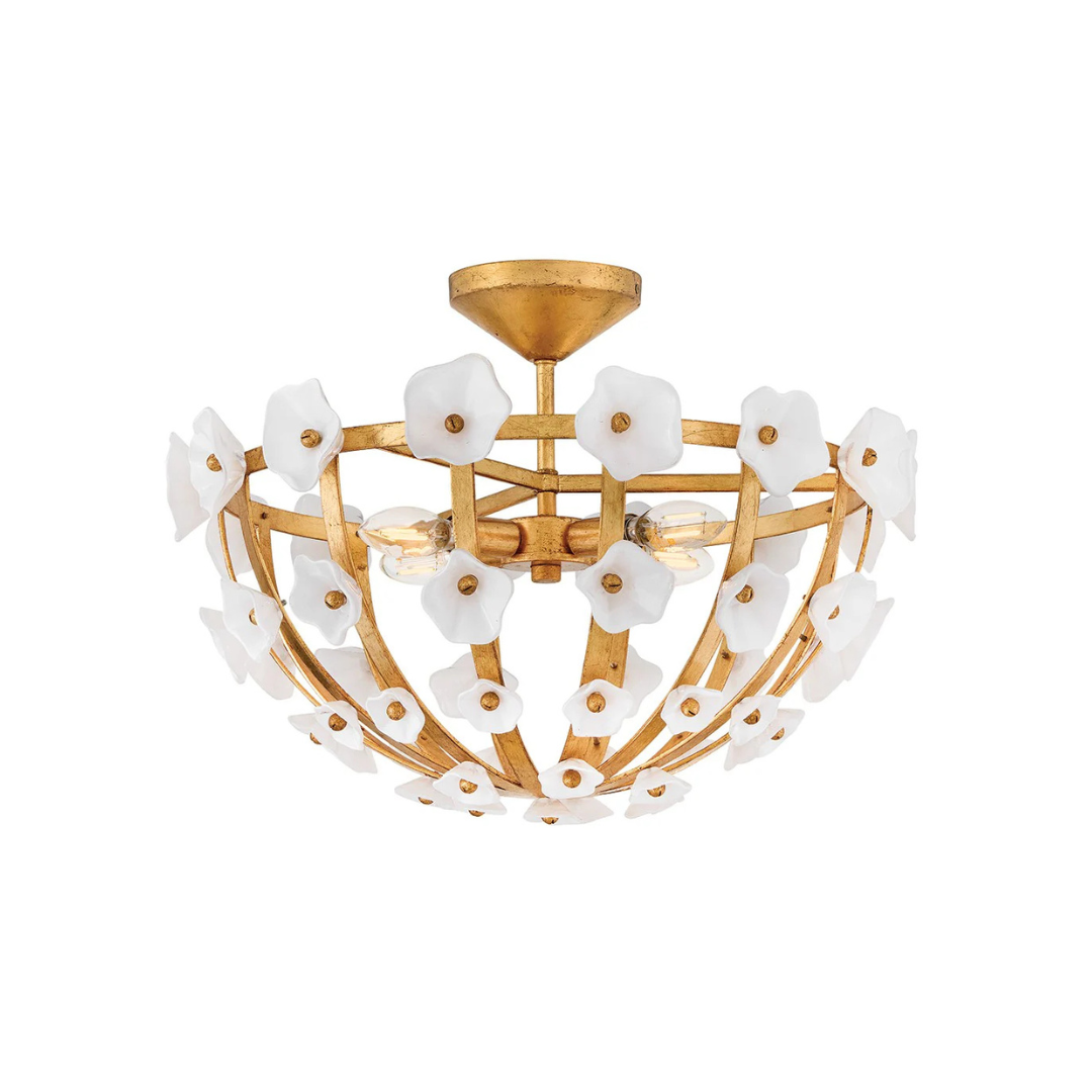 Azalea 20" Semi-Flush Mount