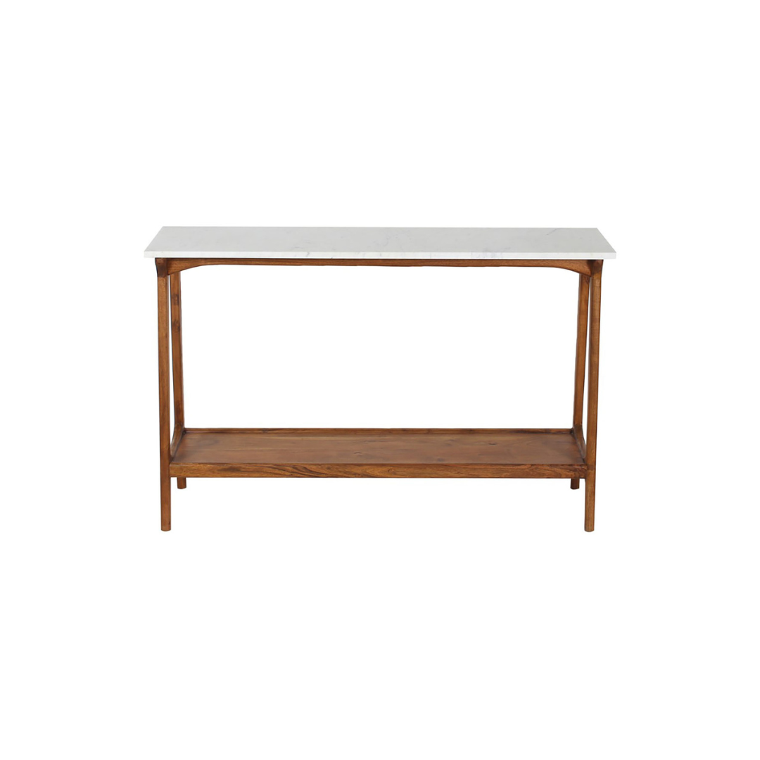 Aimon Marble Top Console Table