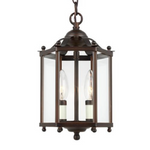 Bretton 2 Light Semi-Flush Convertible Pendant