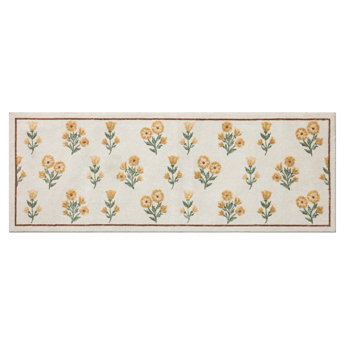 Clove CLO-02 (Chris Loves Julia × Loloi) Bath Mat [Ivory/Wheat]