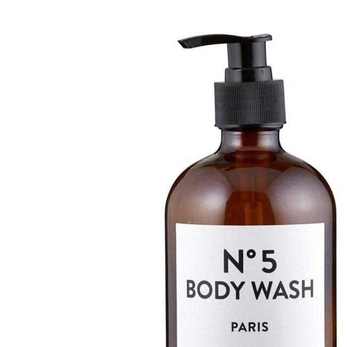 Amber Body Wash Bottle