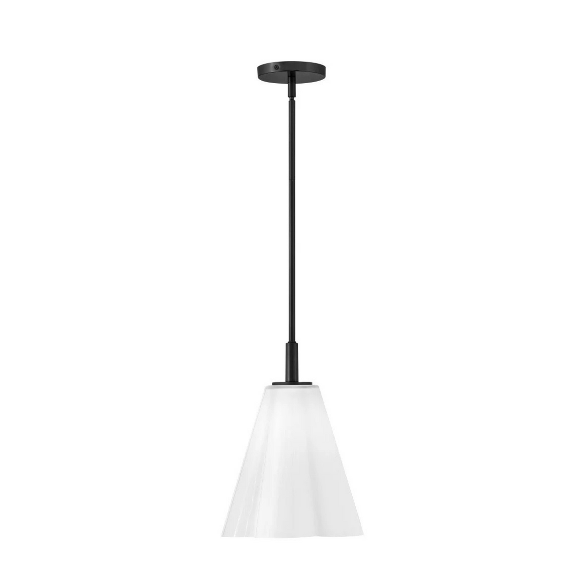 Honey 11" Scalloped Pendant