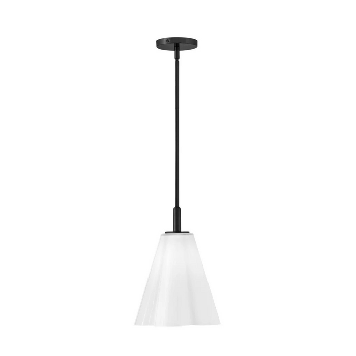 Honey 11" Scalloped Pendant