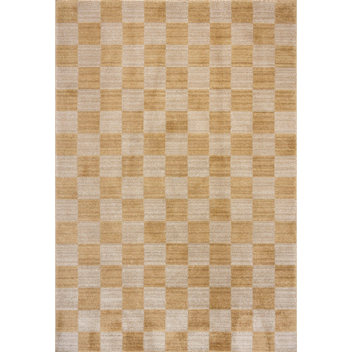 Calvin CLV-01 (Chris Loves Julia × Loloi) Rug [Apricot/Ivory]