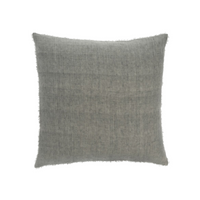 Lina Linen Pillow Grey 24x24