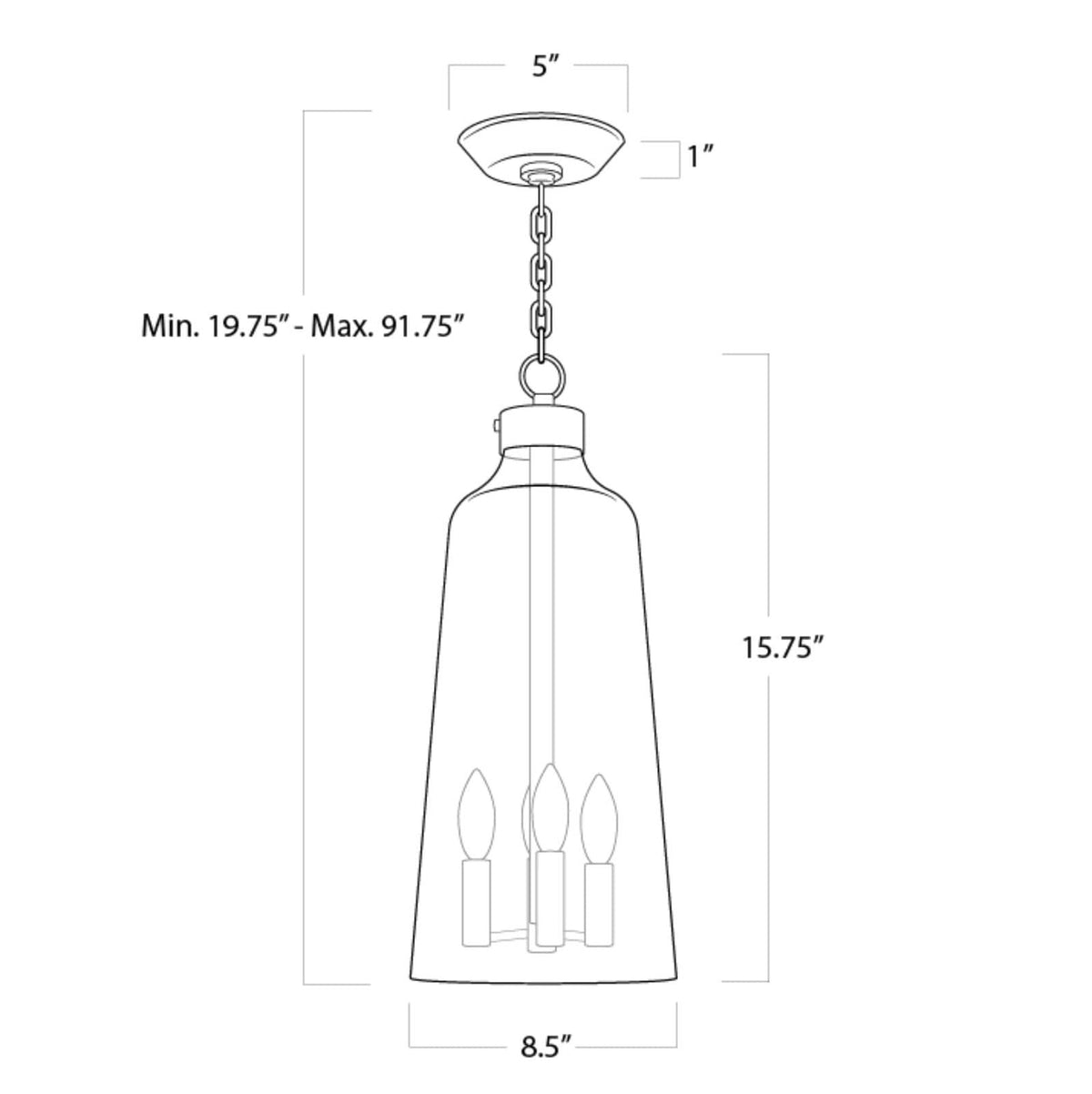 Wythe Glass Pendant