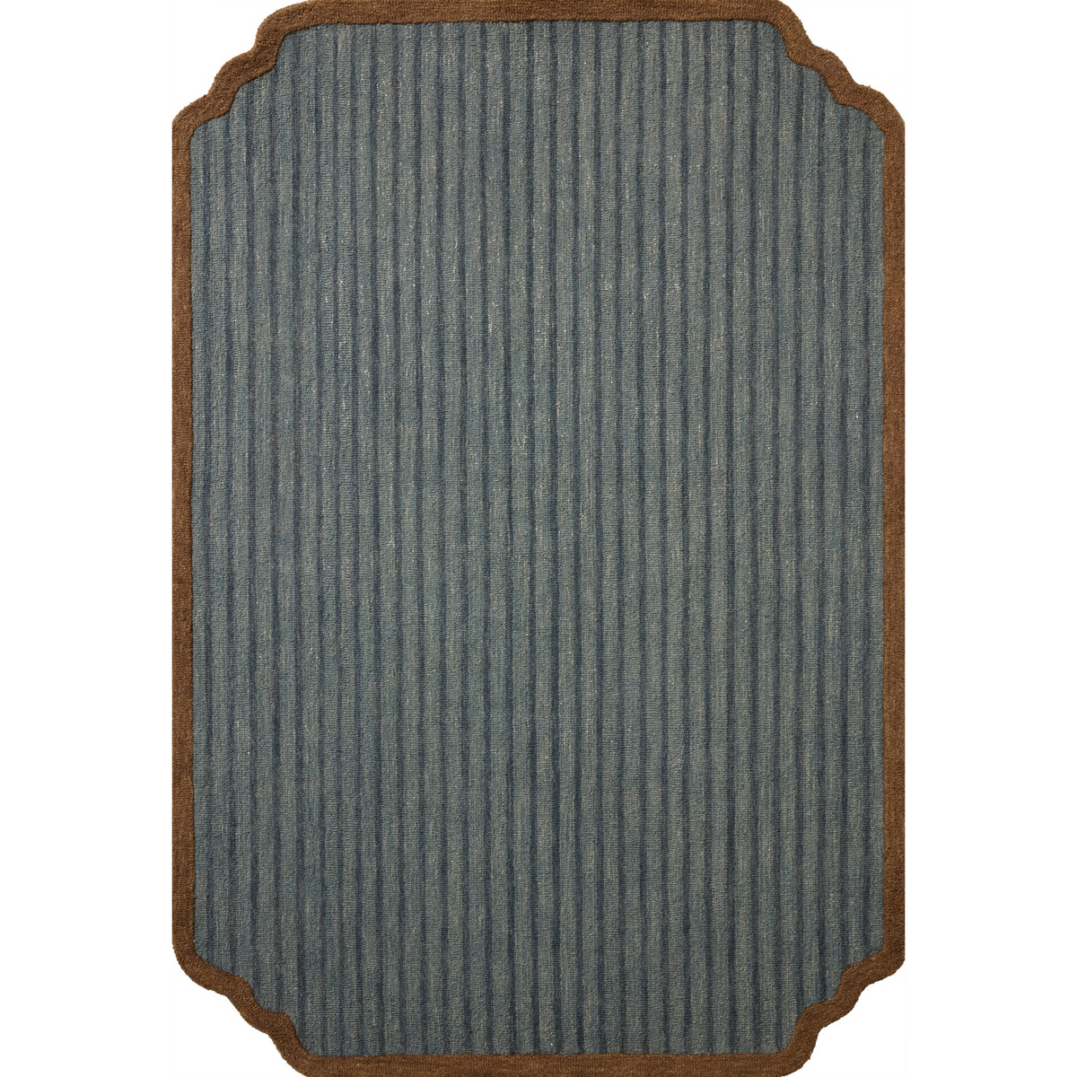 Emmeline (Chris Loves Julia × Loloi) EML-01 Rug [Denim/Bronze]