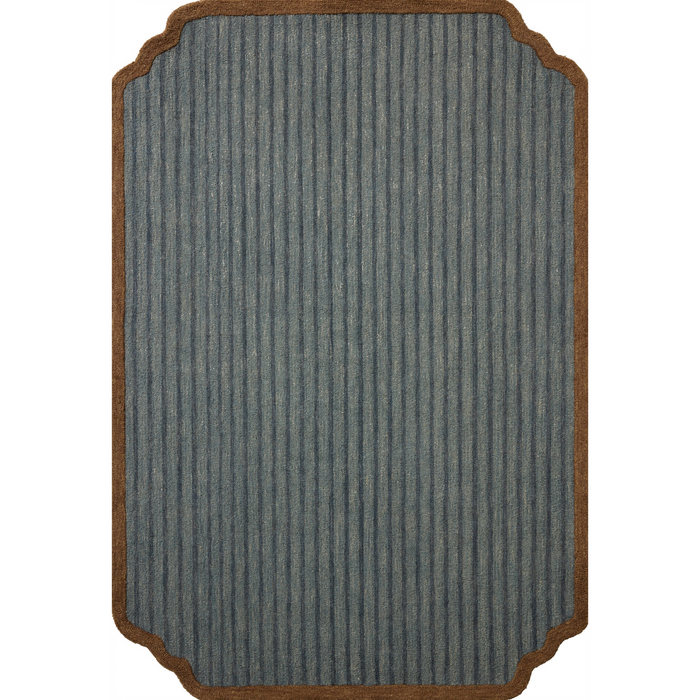 Emmeline (Chris Loves Julia × Loloi) EML-01 Rug [Denim/Bronze]