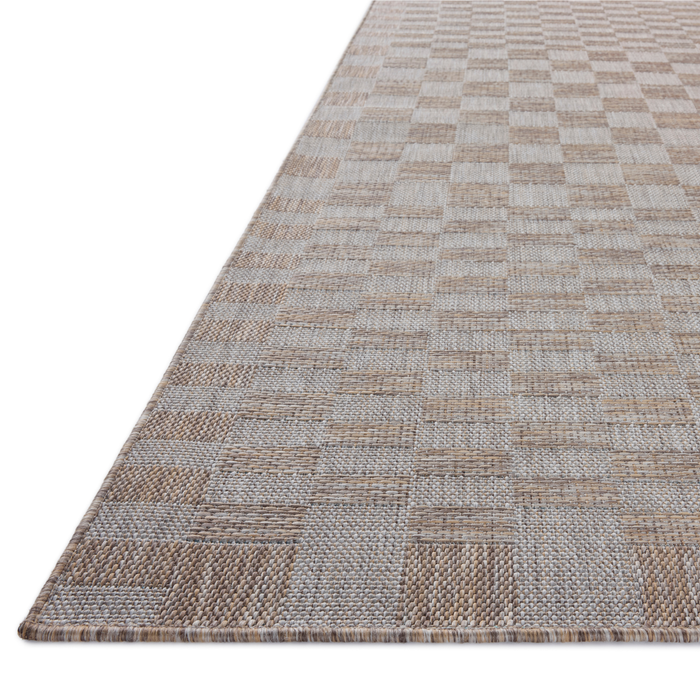 Topanga (Amber Lewis × Loloi) TOP-03 Indoor/Outdoor Rug [Natural/Dove]