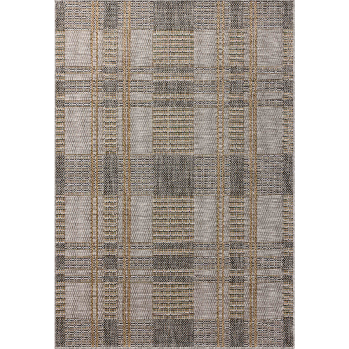 Birch BIR-05 Indoor/Outdoor Rug [Bone/Gold]