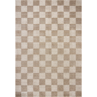 Calvin CLV-01 (Chris Loves Julia × Loloi) Rug [Pebble/Ivory]