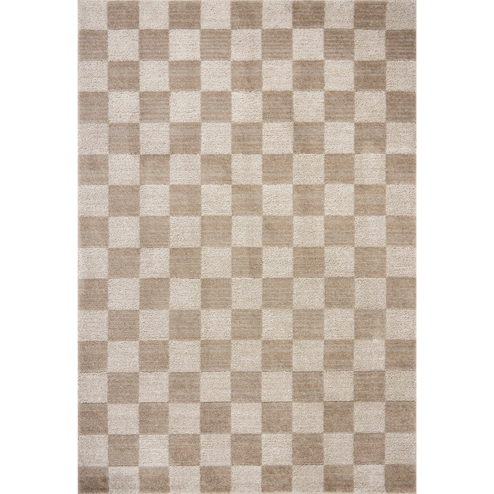 Calvin CLV-01 (Chris Loves Julia × Loloi) Rug [Pebble/Ivory]