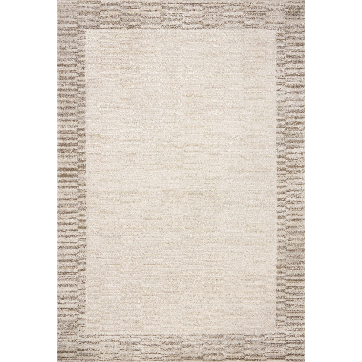 Calvin CLV-04 (Chris Loves Julia × Loloi) Rug [Ivory/Pebble]