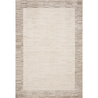 Calvin CLV-04 (Chris Loves Julia × Loloi) Rug [Ivory/Pebble]