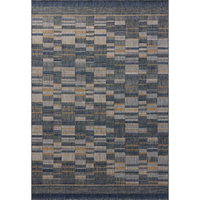 Birch BIR-04 Indoor/Outdoor Rug [Denim/Gold]