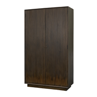 Cinder Distressed Wood Tall Cabinet