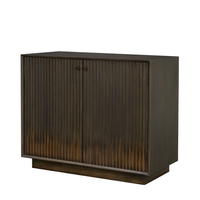 Cinder Distressed Wood Accent Cabinet
