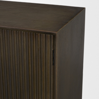 Cinder Distressed Wood Accent Cabinet