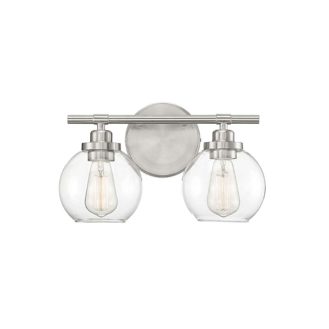 Carson 2-Light Bathroom Vanity Light