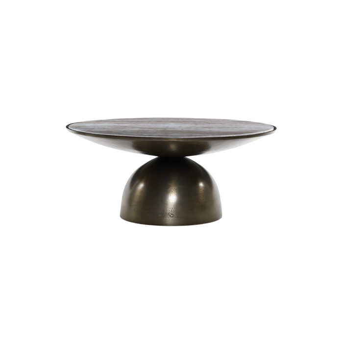 Cohan Coffee Table [Aged Bronze & Marble]