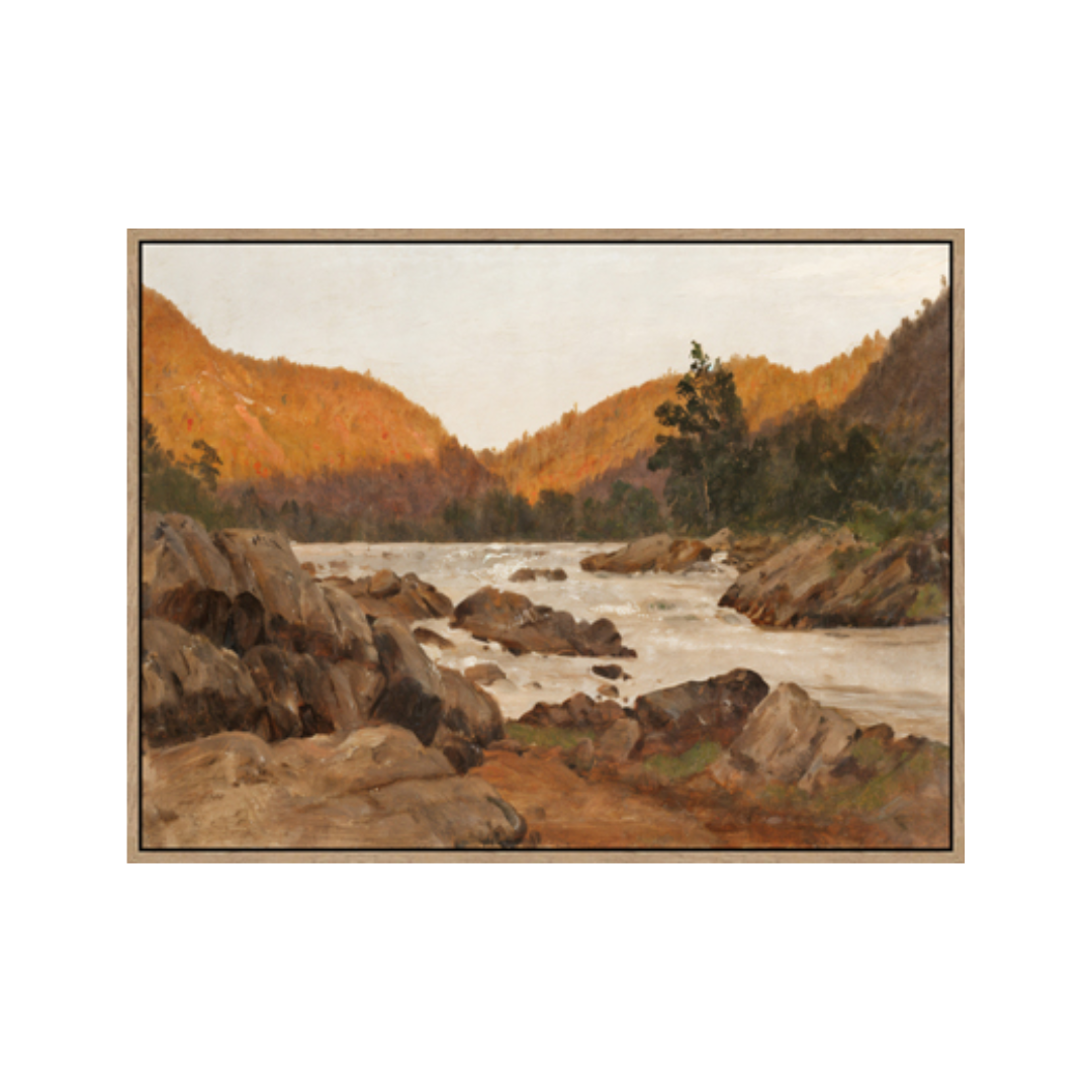 Autumn Landscape Framed Artwork [26" x 34']