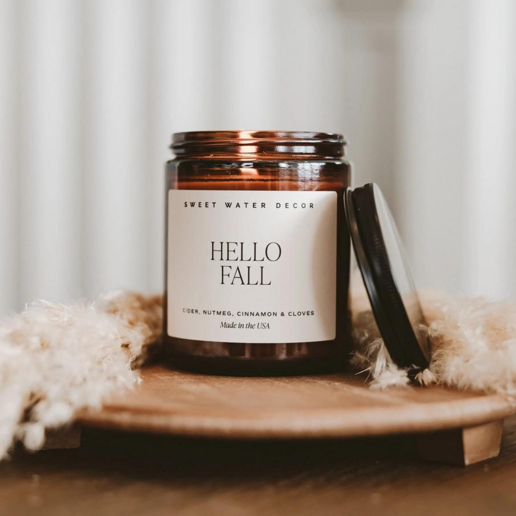 Hello Fall 9oz Soy Candle